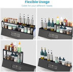 OTraki 2 Tier Strong Magnetic Oven Shelf 30 Inch Length Spice Rack - Image 5
