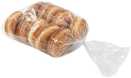 Restaurantware Clear Plastic Bread Bag, 11 x 20 In, 250 Pack by Restaurantware