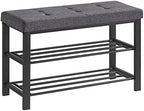 SONGMICS Shoe Bench, Storage Bench, Entryway Bench with Cushion by SONGMICSbySONGMICSHOME