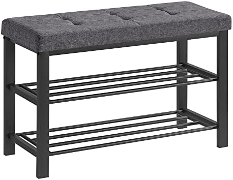 SONGMICS Shoe Bench, Storage Bench, Entryway Bench with Cushion by SONGMICSbySONGMICSHOME