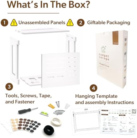 WiFi Router Storage Cabinet Router Box Hider WiFi Box Hider Shelf Cover - Image 4
