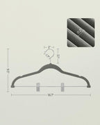 SONGMICS 30 Pack Pants Hangers, Velvet Hangers with Adjustable Clips - Image 5