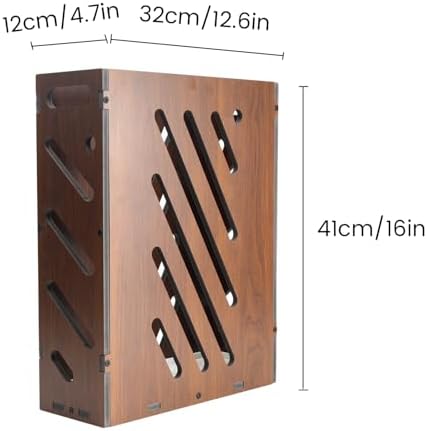 Faux Wood Umbrella Stand for Entryway, Free Standing Indoor Holder - Image 2