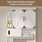 ChooChoo Over The Toilet Storage Cabinet with Sliding Door - Image 3