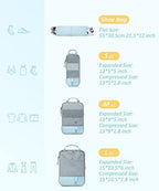 BAGSMART Compression Packing Cubes for Travel Essentials - Image 2