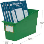 Really Good Stuff Durable Book & Binder Holders - 6 Pack – Green - Image 3