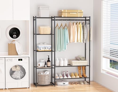 Closet Wardrobe, Closet Organizers and Storage System, Metal Clothes Rack - Image 3