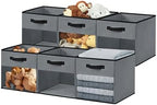 DECOMOMO Storage Bins, Cube Storage Bin with Window by DECOMOMO