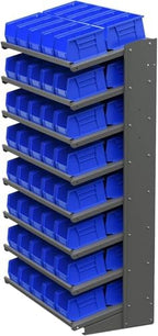 Akro-Mils 30237 AkroBins Plastic Storage Bins, 9"x6"x5", Blue, 12-Pack - Image 6