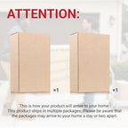 FLEXIMOUNTS 4-Pack 2x4ft Wall Shelf Garage Storage Rack Wall Mounted, Black - Image 5