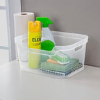 Sterilite Large Open Bin, Clear Plastic Organizing Container, 24-Pack - Image 7