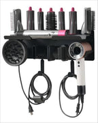 Dyson Airwrap Holder Wall Mount, 2in1 Dyson Airwrap Organizer and Dyson Hair Dryer Holder, Dyson Hair Dryer Stand Compatible with Dyson Airwrap Styler & Supersonic Nural Black BANJEKT by BANJEKT
