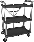Olympia Tools 85-189 Pack N Roll Collapsible Service Cart, XL, 300LB Capacity, Black by OlympiaTools