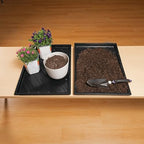 PIG Multifunctional Easy to Clean Tray | Boot Shoe Tray | Garden Work Tray | Car Oil Drip Tray | Indoor or Outdoor Use | 17" W x 24" L x 1" H | 1.46 Gallon Sump Capacity | 12 Count | PM50846-1109 - Image 2