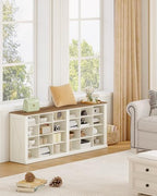 Hzuaneri Shoe Storage Bench, Wooden Entryway Shoe Benches with Cubby - Image 7