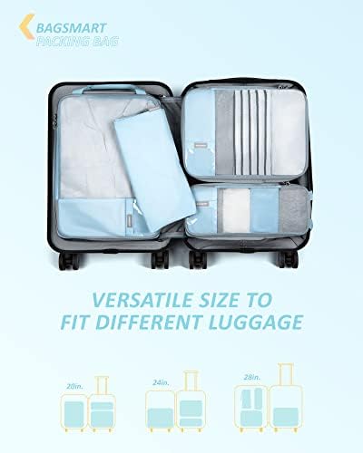 BAGSMART Compression Packing Cubes for Travel Essentials - Image 3