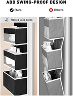 Yecaye 2-in-1 Over The Door Organizer for Nursery Closet Bathroom Dorm - Image 3