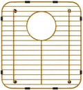 SANNO Kitchen Sink Grates Bottom Grid, Sink Bottom Grid for Kitchen, Metal Sink Grate with Rear Hole Stainless Steel Sink Protector Grid for Kitchen 13" L x 11.6" W by SANNO