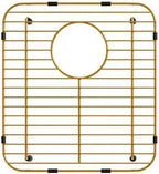 SANNO Kitchen Sink Grates Bottom Grid, Sink Bottom Grid for Kitchen, Metal Sink Grate with Rear Hole Stainless Steel Sink Protector Grid for Kitchen 13" L x 11.6" W by SANNO