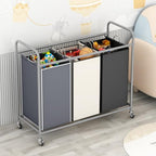 LINZINAR 3 Bags Laundry Hamper Assorted Laundry Basket 135L Laundry Sorter - Image 3
