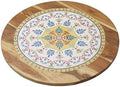 Gourmet Basics by Mikasa Vella Round Lazy Susan Platter, 18-Inch by GourmetBasicsbyMikasa