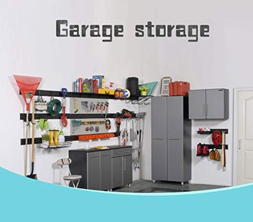 Ultrawall Tool Storage Rack, Garden Tool Organizer Wall Mount with 9 Hooks - Image 6