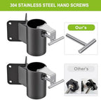 Deck Railing Umbrella Holder, Corner Mount Stand for 1-2" Poles - Image 4