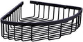 304 Stainless Steel Shower Caddy Corner Basket Shelf Bathroom Organizer Wall Mounted Storage, Matte Black Plated Finish Heavy Duty by Orhemus
