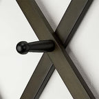 SKOLOO Hat Rack for Wall with 14 Hooks, Solid Wooden, Modern, Expandable Coat Rack Wall Mount for Coats, Hats, Bags, Baseball Caps, Dark Walnut Color - Image 5