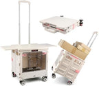 FELICON SELORSS Folding Utility Cart Portable Rolling Crate Handcart-Gray by FELICON