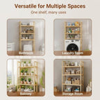 3-Tier wood over the Toilet Storage Cabinet , Simple Bathroom Storage Shelf - Image 6
