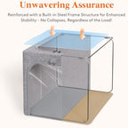 Lifewit 40L Clothes Storage Bins with Metal Frame for Closet, 4 Pack - Image 3