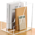 YUXUN Acrylic Magazine File Holders - Clear Desk Organizers by AcrylicBusinessCardHold