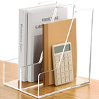 YUXUN Acrylic Magazine File Holders - Clear Desk Organizers by AcrylicBusinessCardHold