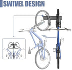WALMANN Wall Mounted Swivel Bike Rack for Garage, Rotating Vertical Bike Storage for 5 Bikes, Space-Saving Bike Hooks, 500 lbs Capacity(Hanging 5 Bikes) - Image 3