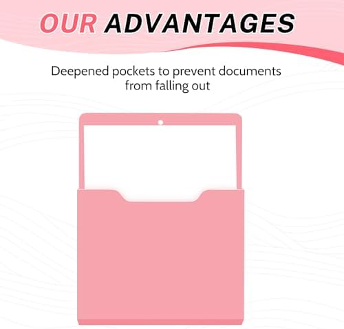 Fuutreo Magnetic Wall File Holder,6pcs,Aesthetic Color,Vertical-large - Image 3