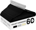 SONGMICS Velvet Hangers 60 Pack, Non-Slip, Heavy-Duty, Space-Saving by SONGMICSbySONGMICSHOME