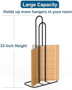 EASTTOWEST Hanger Stacker Organizer, 33 inch Height Stand, Clothes Hanger Storage Rack, Laundry Room, Black - Image 2