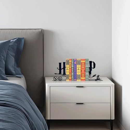 H&P Decorative Bookends Modern Kids Book Stopper for Shelves - Image 6