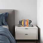 H&P Decorative Bookends Modern Kids Book Stopper for Shelves - Image 6