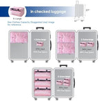 Grand Fusion Stow-N-Go Hanging Travel Shelves, Packing Organizer for Luggage. Carry on Closet for Suitcase. Expandable Packing Cube. Travel Essentials. (Pink - XL, XL = (L) 17.7" x (W) 11.8") - Image 4