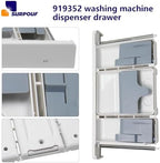 W10919352 Washing Machine Dispenser Drawer Replacement Compatible with Whirlpool Maytag 4455043 AP6037331 PS11770104 W10777533 W10794835 - Image 4