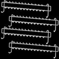 Gisafai 4 Pcs Tie Rack Organizer Wall Mounted, Belt Holder Rack by Gisafai