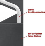 Simple Houseware Coat Rack with Shelf, Standing Hall Tree with Hooks, White - Image 3