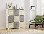 HOMIDEC Closet Organizers and Storage, 9 Cube Storage Organizer, White - Image 5