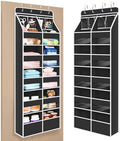 Univivi Upgraded Over the Door Organizer for Baby Nursery, Black, 6-Shelf by Univivi