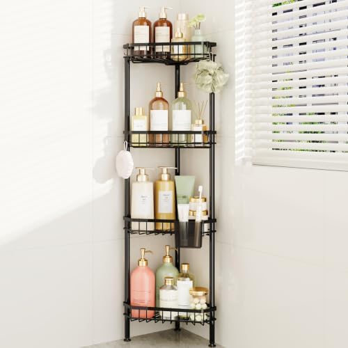 Consumest Corner Shower Caddy Stand - Rustproof Bathroom Organizer&Storage by Consumest