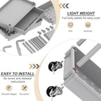 Goovilla 3 Tier Rolling Utility Cart Organizer with Removable Drawer, Grey - Image 3