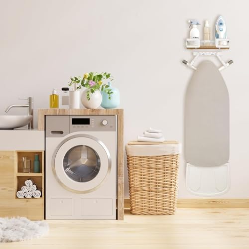 Ironing Board Hanger Wall Mount, T&Y Shaped Iron Holder for Laundry Room - Image 5