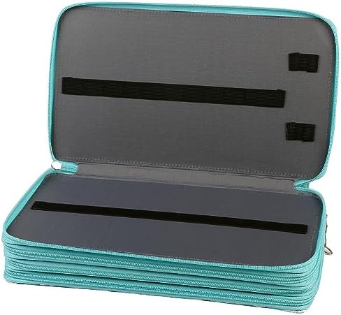 300 Slots Pencil Case 4-Layer Zipped Holder w/Handle - Image 4